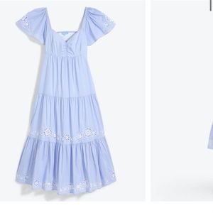 Emily Embroidered Midi Dress